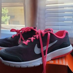 Pink and Black Nikes